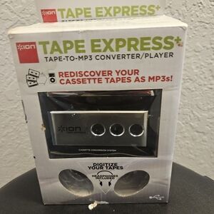 ION Tape Express+ Tape-to-MP3 Converter — Silver